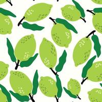 Modern abstract limes design with seamless Fruits pattern and unique textures, ideal for fabric, stationery, and home decor. vector
