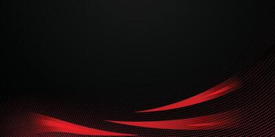 Modern Abstract Futuristic Cyberpunk Banner Background Red Element vector