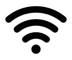 A wifi symbol on a white background vector