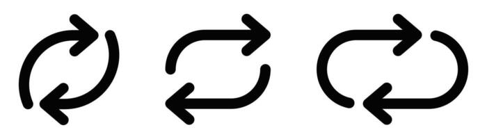 Three arrows pointing in different directions vector