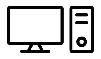 Computer icon illustration vector