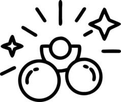 Bokeh lights with Reyes Magos and radiant beams with copy space Set 3 vector