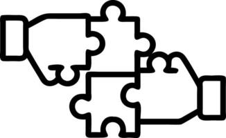 Bokeh digital art with team hands connecting puzzle pieces copy space above. Set 5 vector