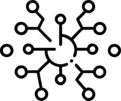 Bokeh Digital Networking vector
