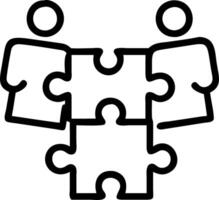 Bokeh digital art with team holding puzzle pieces together copy space above. Set 5 vector