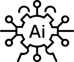 Bokeh digital art of tech leaders using AI driven analytics with copy space vector