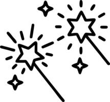 Bokeh digital art of sparklers creating light trails copy space below. Set 9 vector