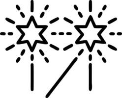 Bokeh digital art of sparklers creating light trails copy space below. Set 5 vector