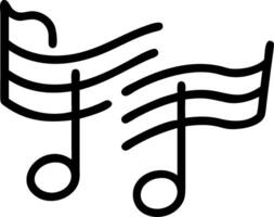 Bokeh digital art of musical notes forming a flag pattern with copy space on the side. vector