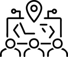 Bokeh digital art of engineers collaborating on robotic systems with copy space Set 3 vector