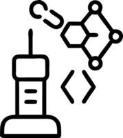 Bokeh digital art of engineers testing advanced materials in a laboratory with copy space vector