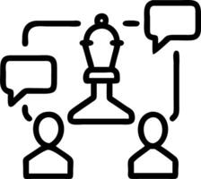 Bokeh digital art of business leaders strategizing with digital tools with copy space vector