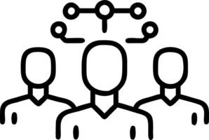 Bokeh digital art of business leaders utilizing smart technology with copy space vector