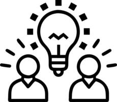 Bokeh digital art of business leaders planning innovative projects with copy space vector