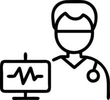 Bokeh digital art of tech savvy healthcare technician maintaining advanced equipment with copy space Set 6 vector