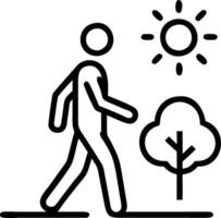 Bokeh Digital Art of a Morning Walk in Nature vector