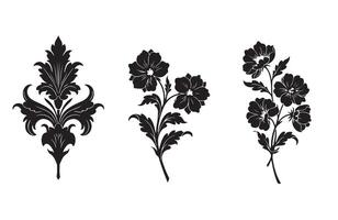 Unique Elegant Floral Ornament Pattern Art Design vector