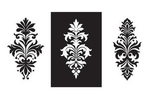 Decorative Elegant Floral Ornament Pattern Art Illustration vector