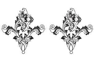 Elegant Floral Ornament Pattern Art for Branding vector
