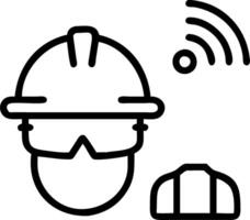 Candid photo of engineers using smart wearables for remote monitoring in a control room with copy space vector