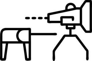 Candid photo of engineers using laser scanners for precision measurements in a fabrication shop with copy space vector
