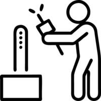 Candid photo of an engineer conducting thermal analysis on a component in a testing lab with copy space vector