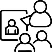 Candid photo of a business leader using virtual collaboration tools for strategic meetings with copy space Set 4 vector