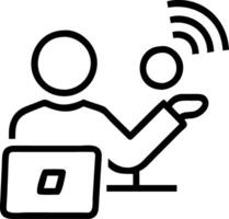 Candid photo of a business leader using virtual collaboration tools for strategic meetings with copy space Set 3 vector