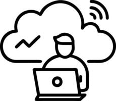 Candid photo of a business analyst using AI powered tools for collaborative data analysis with copy space Set 2 vector