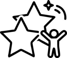 Candid image of children creating star themed crafts in a classroom with copy space below. vector