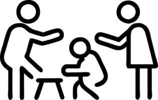 Candid image of a family picnic with games and laughter copy space below. vector