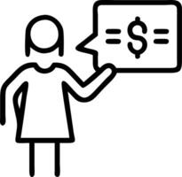 Businesswoman presenting cost management strategies in candid workspace copy space Set 2 vector