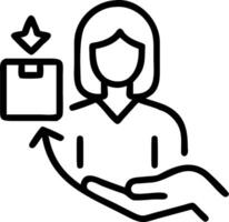 Businesswoman managing sustainable procurement in soft abstract background copy space Set 2 vector