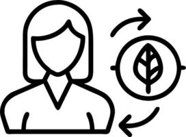 Businesswoman managing sustainable logistics in macro close up copy space Set 4 vector
