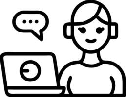 Businesswoman interacting with AI powered virtual assistant close up copy space Set 3 vector