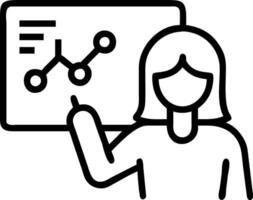 Businesswoman interacting with AI powered virtual assistant close up copy space vector