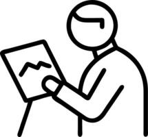 Businessman using tablet with green analytics Set 5 vector