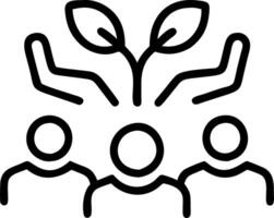 Business workshop on organic farm with hands on activities and copy space vector