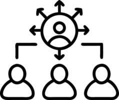 Business team utilizing AI driven market segmentation tools in close up copy space vector
