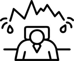 Business team struggling with financial reports in bokeh digital art copy space vector