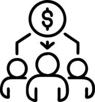 Business team optimizing financial planning in soft abstract business setting copy space vector