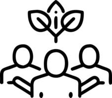 Business team implementing sustainable logistics in soft abstract setting copy space Set 2 vector