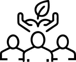 Business team implementing sustainable logistics in soft abstract setting copy space vector