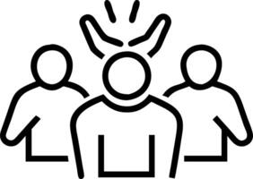 Business team feeling overwhelmed with client demands in collaborative setting copy space vector