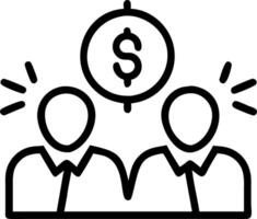 Business team facing financial audit stress on plain background copy space vector
