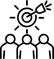 Business team experiencing high pressure sales targets in collaborative setting copy space Set 2 vector