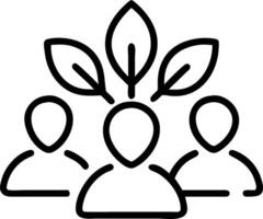 Business team enhancing sustainable practices in bokeh digital art copy space vector