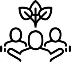 Business team enhancing eco friendly operations in bokeh digital art copy space vector