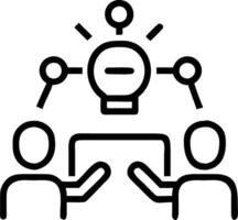 Business team collaborating with AI powered analytics tools on plain background copy space Set 2 vector
