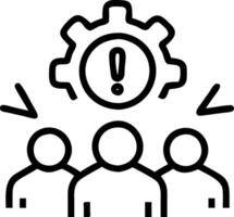 Business team dealing with operational inefficiencies in bokeh digital art copy space vector